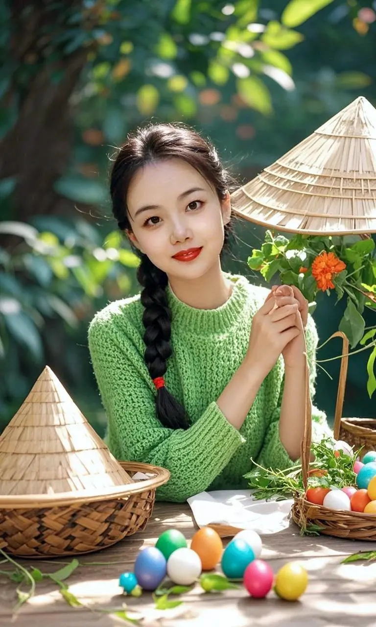 AI粽香佳人 祝你端午节安康 特效太美谁用谁好看