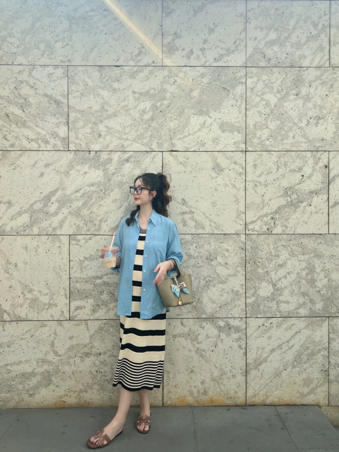 32w➕，小肚子的大孕妇🤰🏻终于轮到我显怀啦～