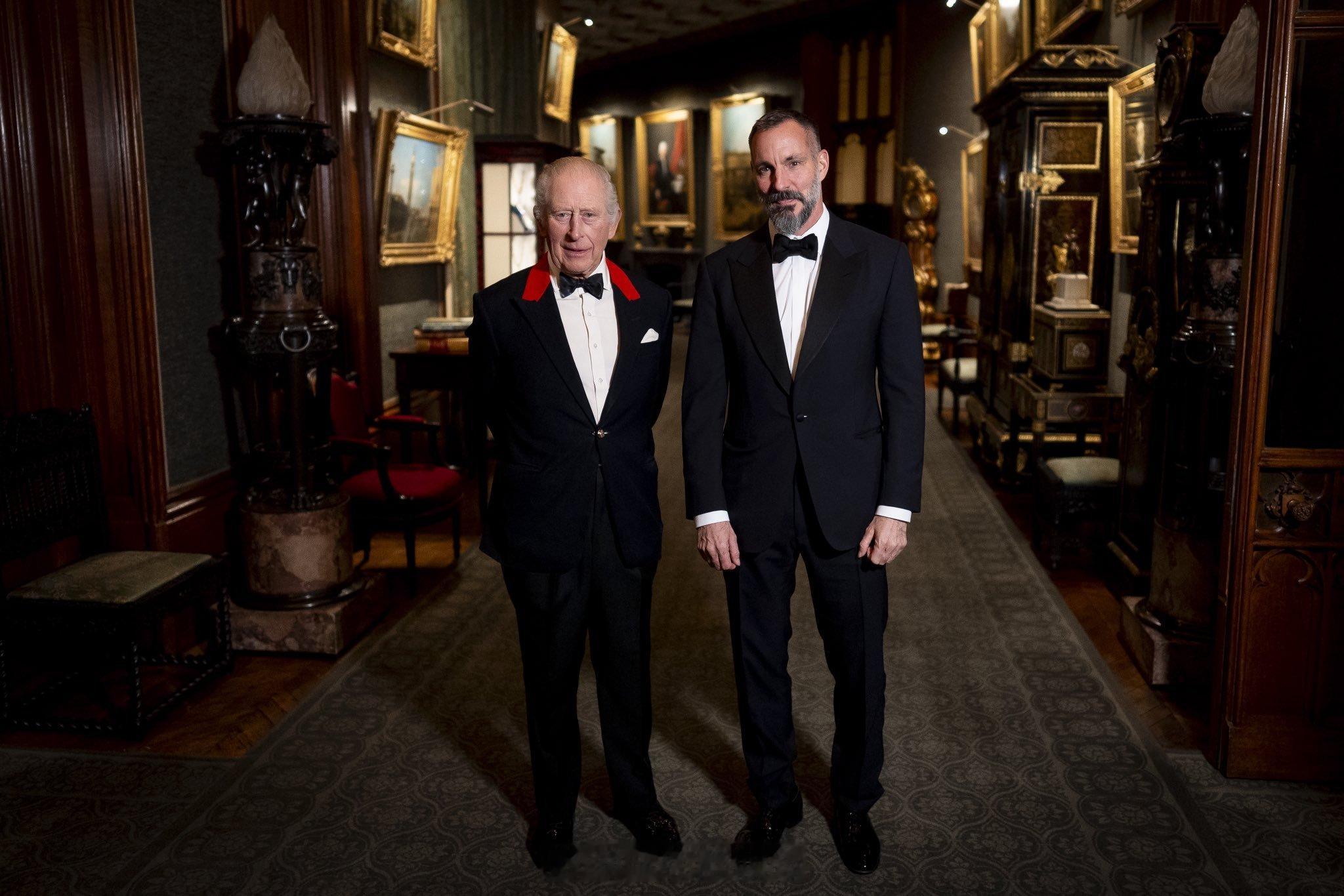 英国王室  2026年2月4日，查尔斯三世在温莎城堡与尼扎里伊斯玛仪派第5️⃣0