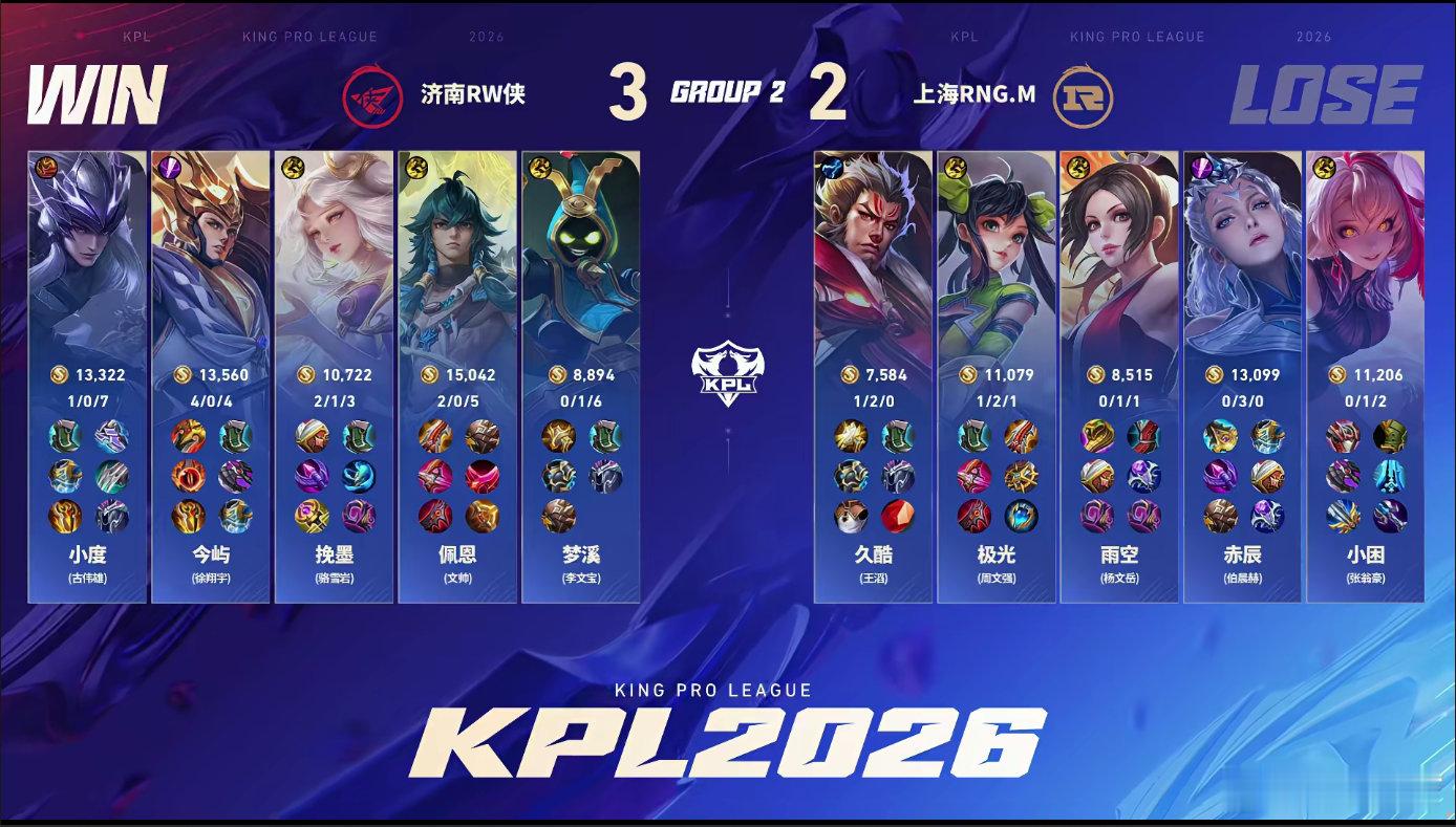 RW成功让二追三让二追三成功晋级太强了。 