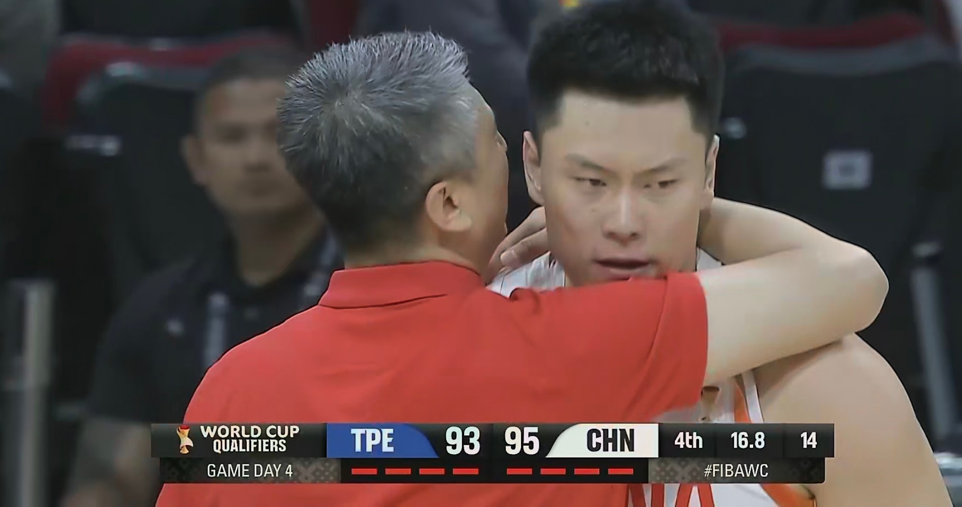 中国男篮vs中国台北男篮中国男篮战胜中国台北男篮赵继伟超级神仙球中国男篮世预赛两