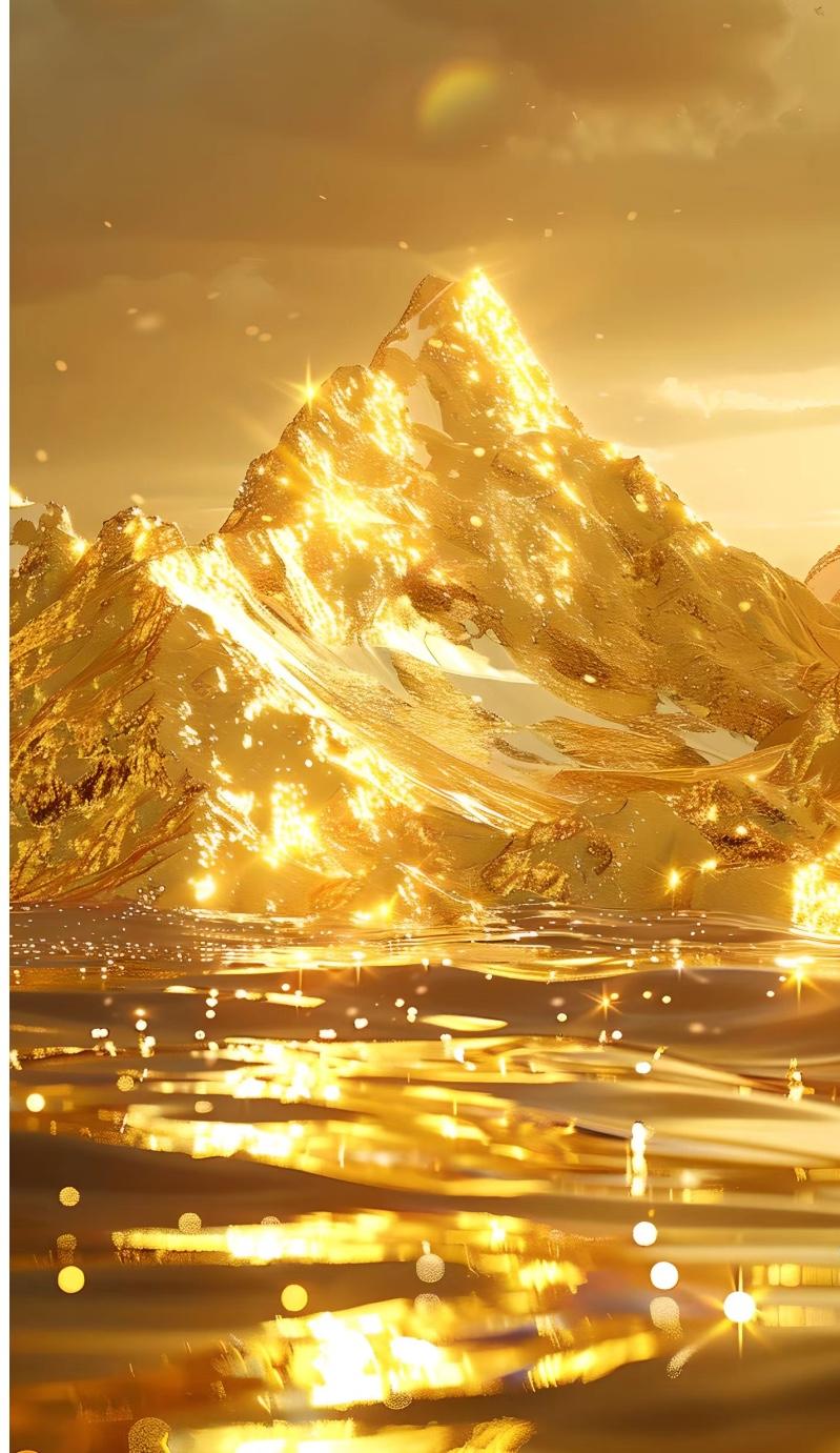 暴富壁纸：连绵不断的金山！
祝您大雪快乐！日日暴富🥰