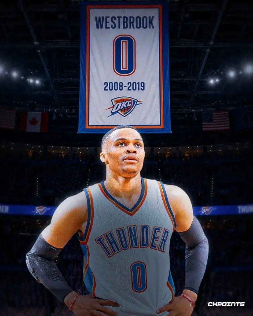 威斯布鲁克雷霆0号球衣退役杰伦威廉姆斯揭幕战🏀杰伦·威廉姆斯喊话：敢不敢揭幕战