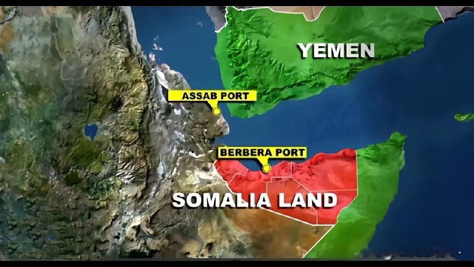 只被唯一一个国家以色列承认的索马里兰到底在哪里？

啥都别说，我给你直接上地图，