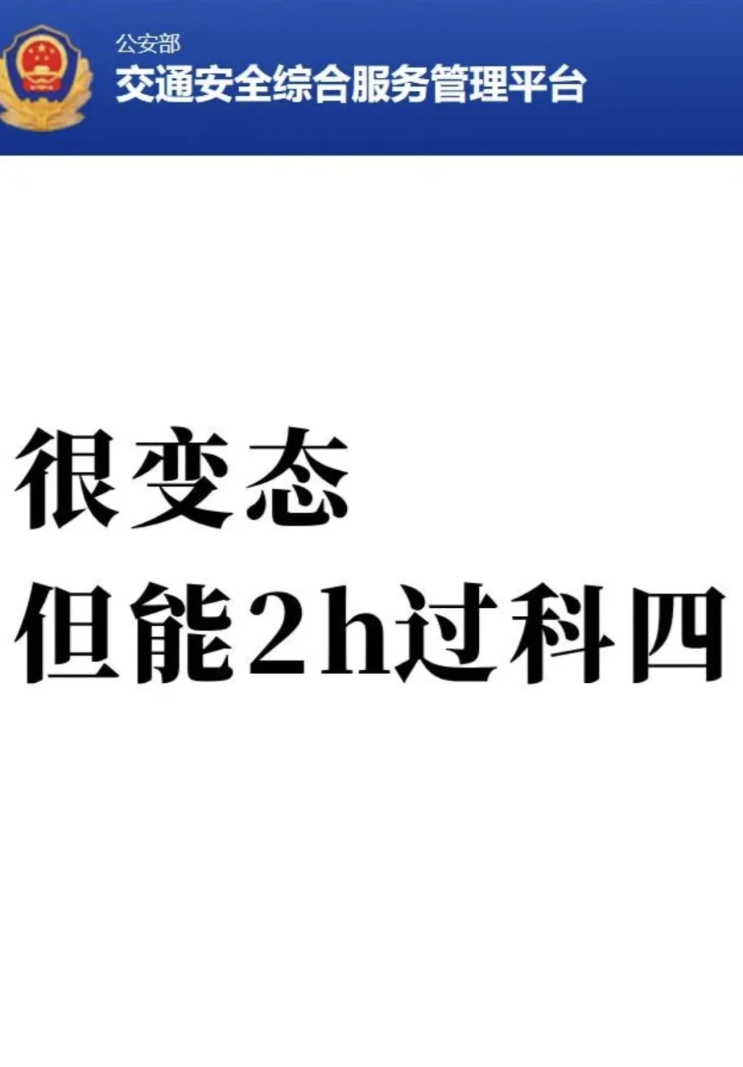 科目四太好背了😂考试就像抄答案