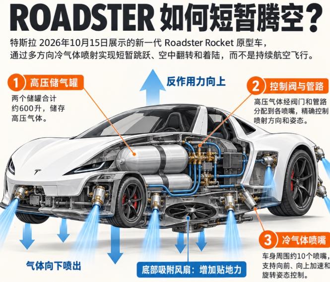 原理都公开了，这次真要感谢马斯克把原理直接摊出来了。

冷气推进，风扇吸地，原理