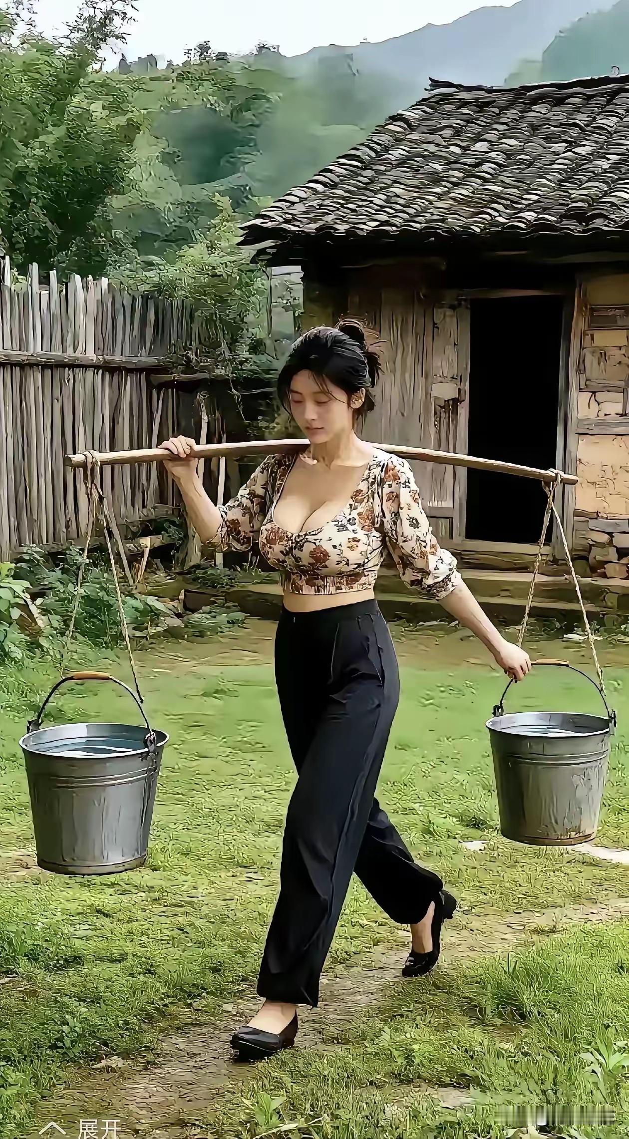 乡村的妹妹吃苦耐劳，有体力，谁要是娶了她，样样能干