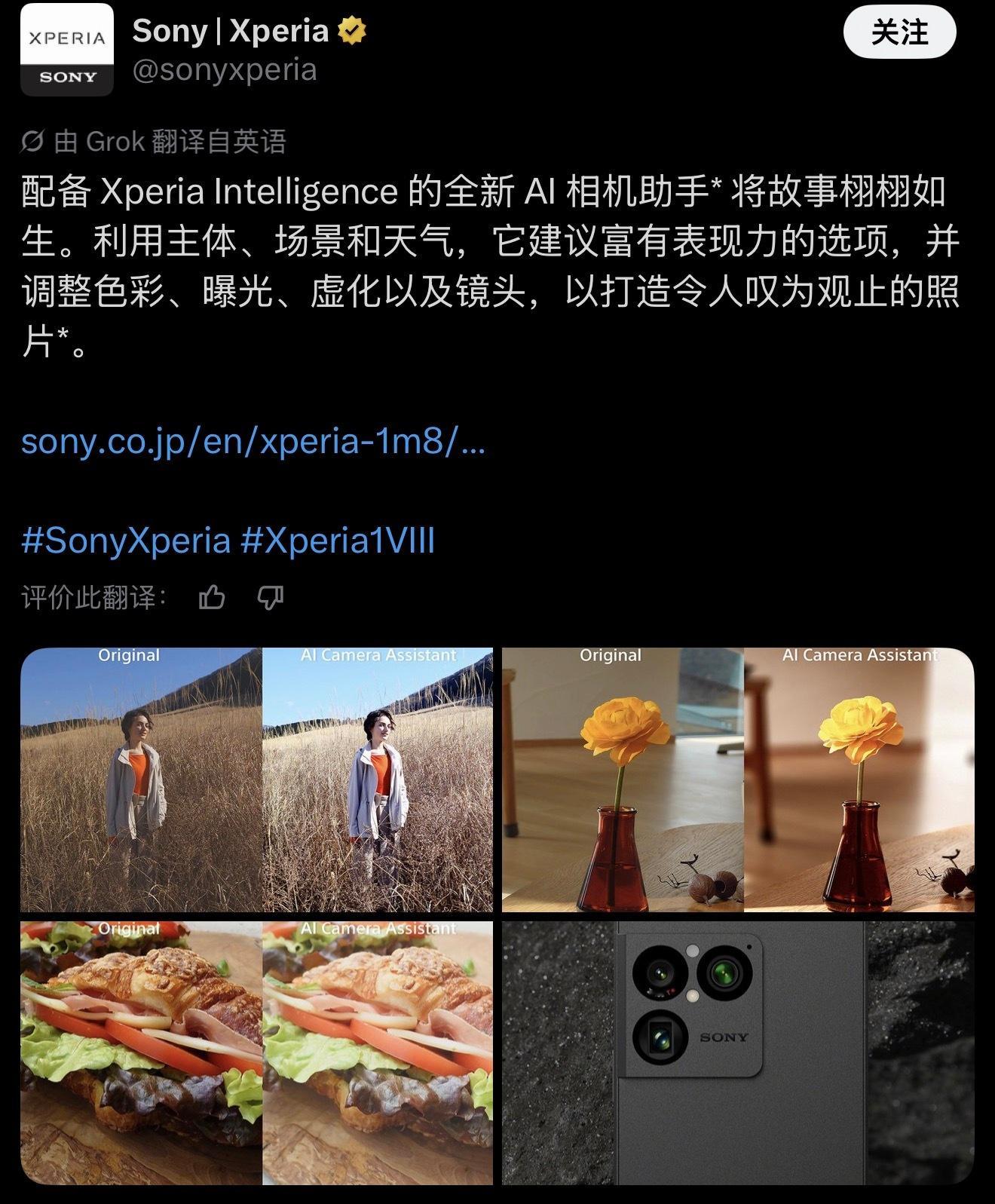 索尼这是什么新型过曝 AI每一张图都是没 AI 辅助的更好看 