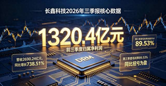 长鑫科技三季报深度解析：千亿盈利背后的DRAM周期与国产突围