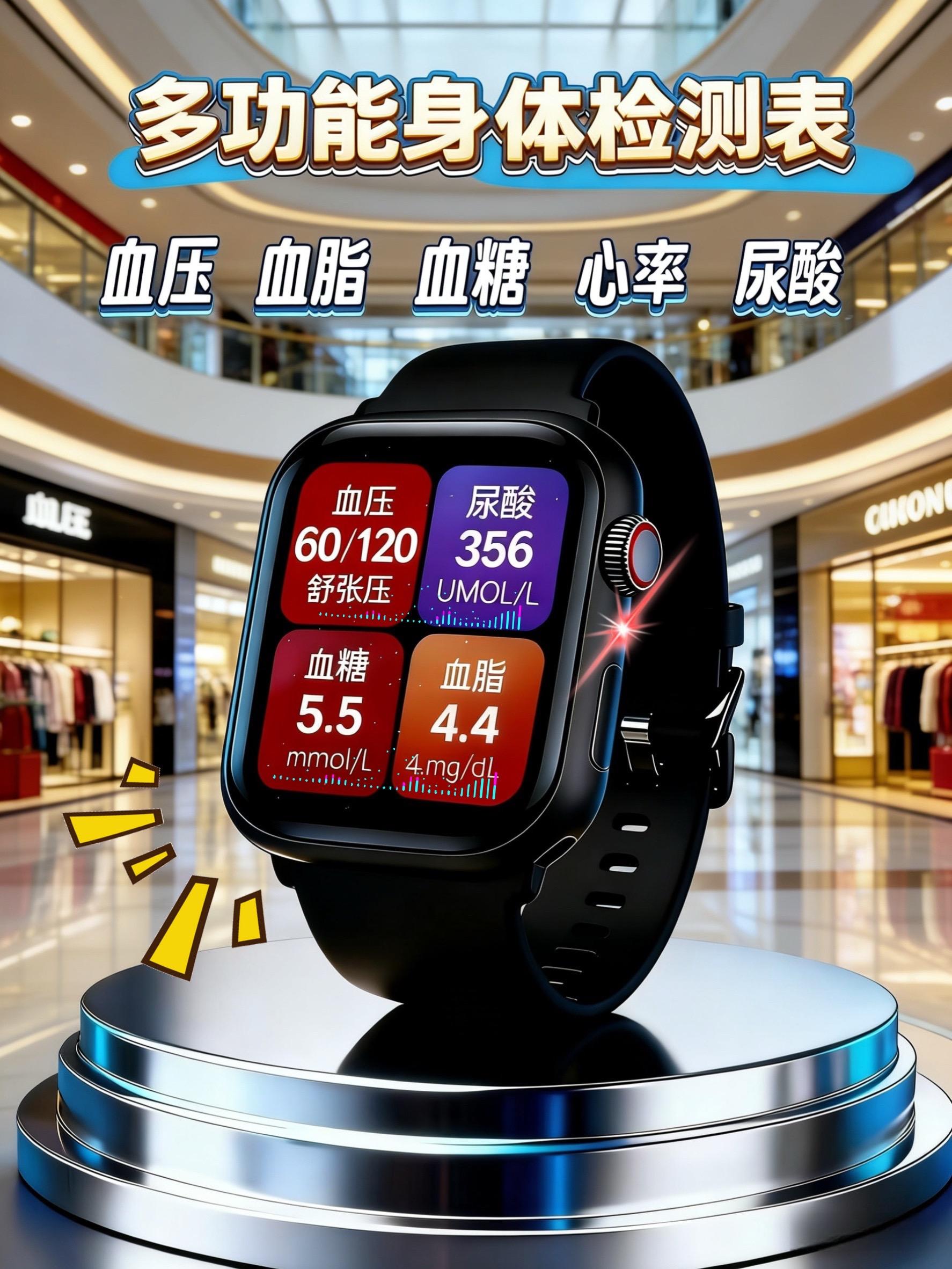 科技改变生活智能健康手表 爸妈健康 血糖血压监测 养老好物