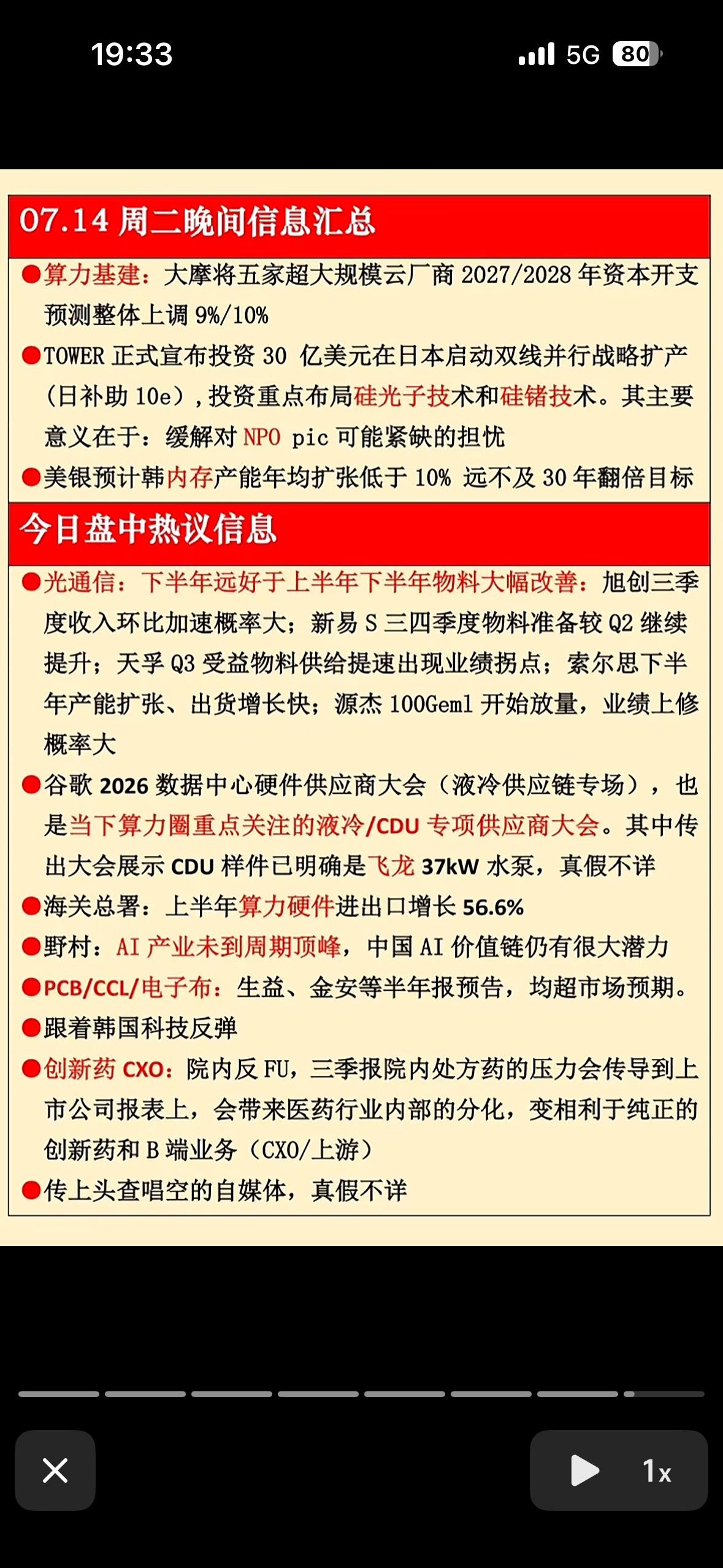 今日科技热点：大摩预测、光通信、AI产业、创新药等，一文搞定！

7月14日科技