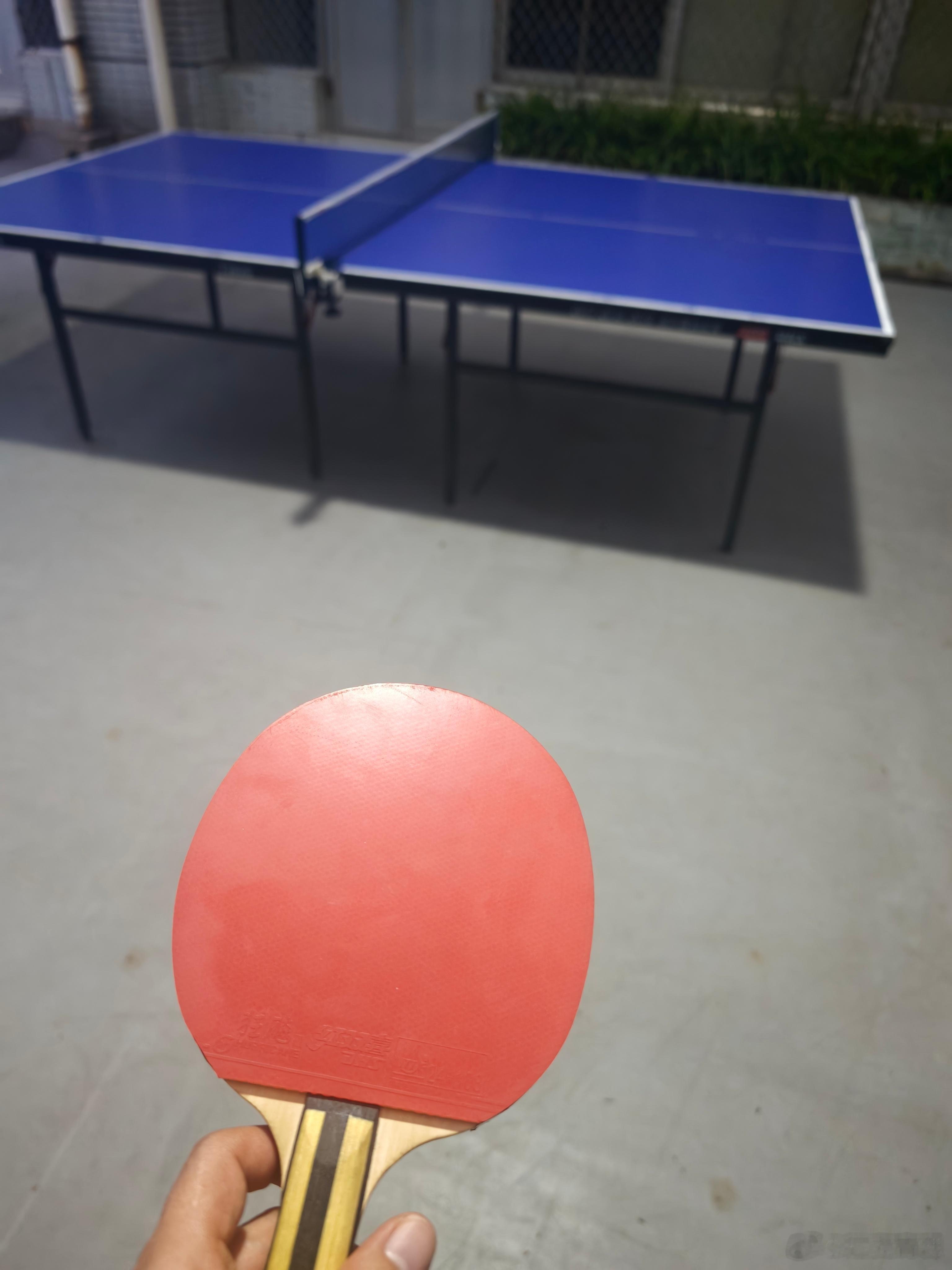 第一次和大楼的大哥们打乒乓他们：你小动作阴招挺多的我：我没遮他们：你这水平遮也没