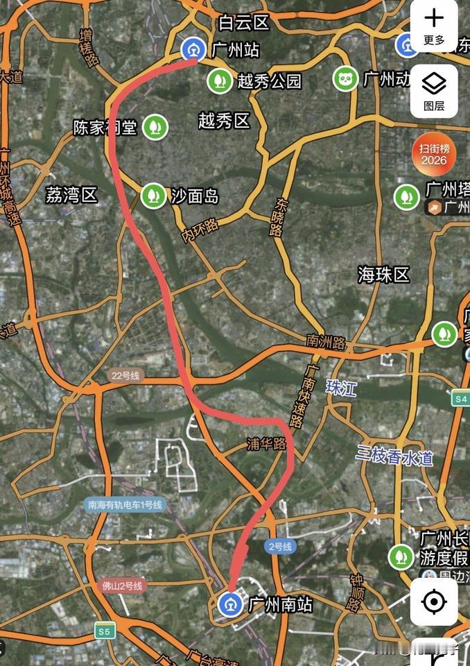 连接广州站和广州南站，十五分钟快速直达！

广南联络线的控制性工程西塱隧道传来消