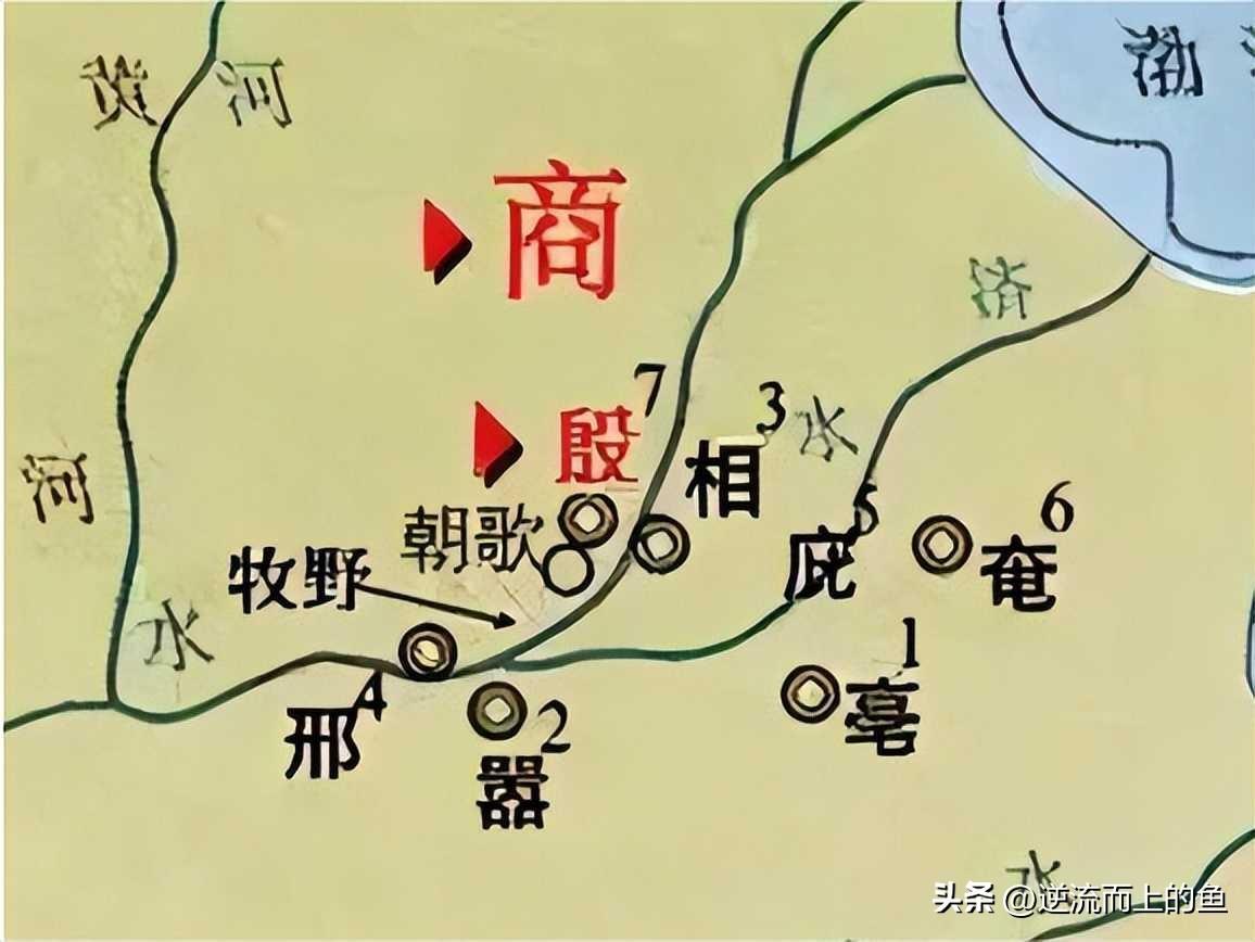 而历史记载和考古也表示朝歌不是殷都，朝歌在河南省鹤壁市淇县一带，殷都在河南省安阳