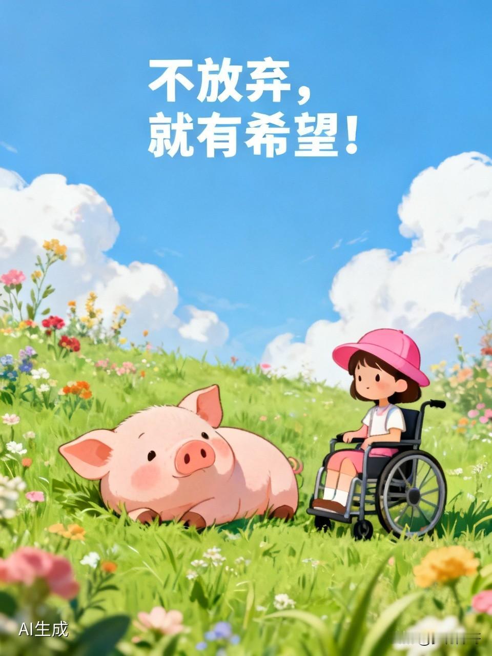 不放弃，便有希望！
今早，我去帮鲢鱼塘的一户人家阉母猪。
到户主家后，女主人告诉