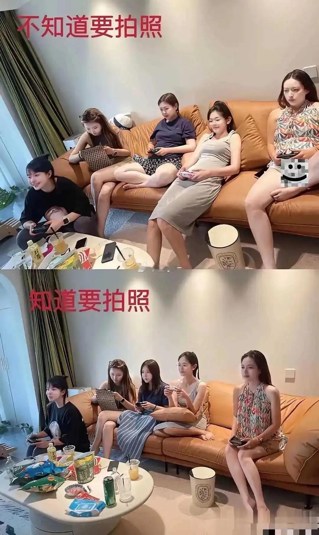 前一秒大妈，后一秒校花 ​​​