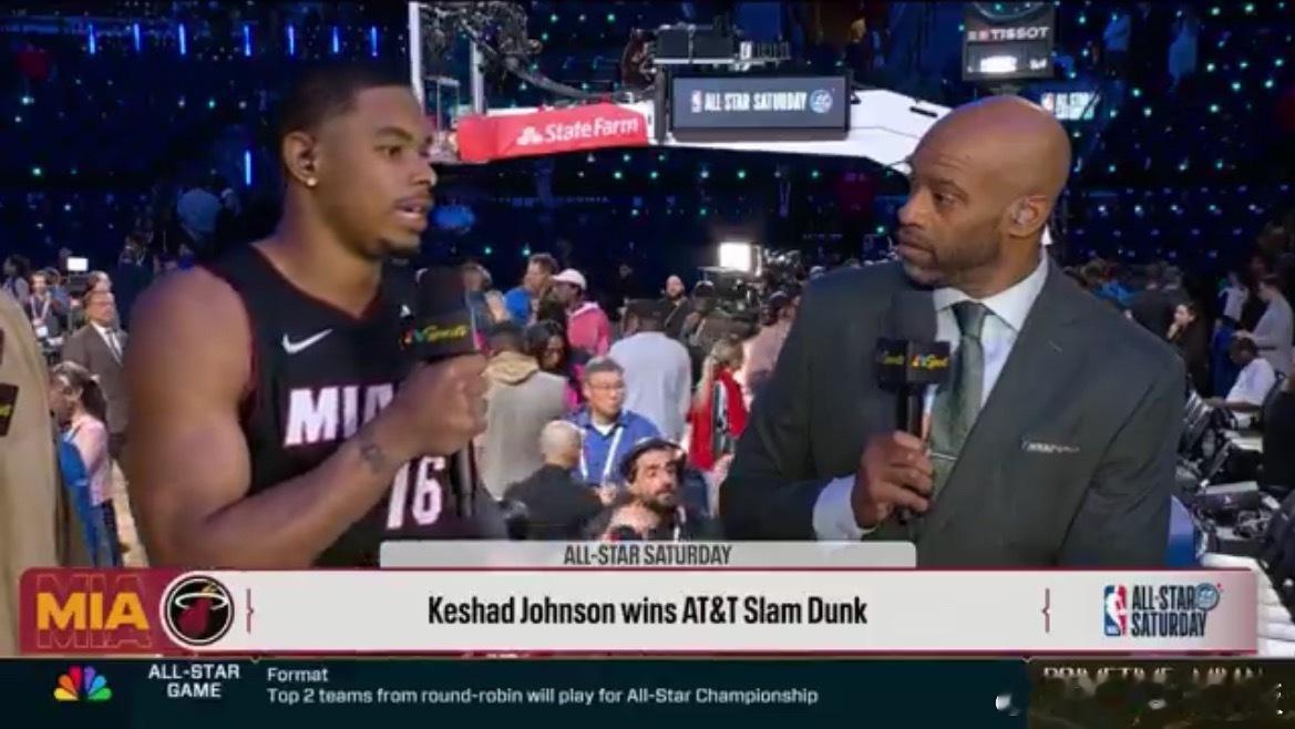 凯沙德-约翰逊赛后透露，他5天前才被联盟邀请参加扣篮大赛，只练习了2天🔥202