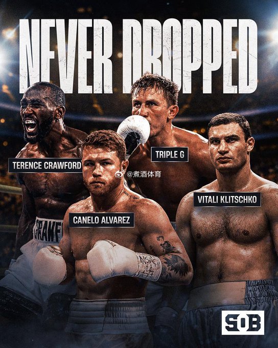 拳坛速递 职业生涯从未被击倒过的男人。煮酒今日拳击