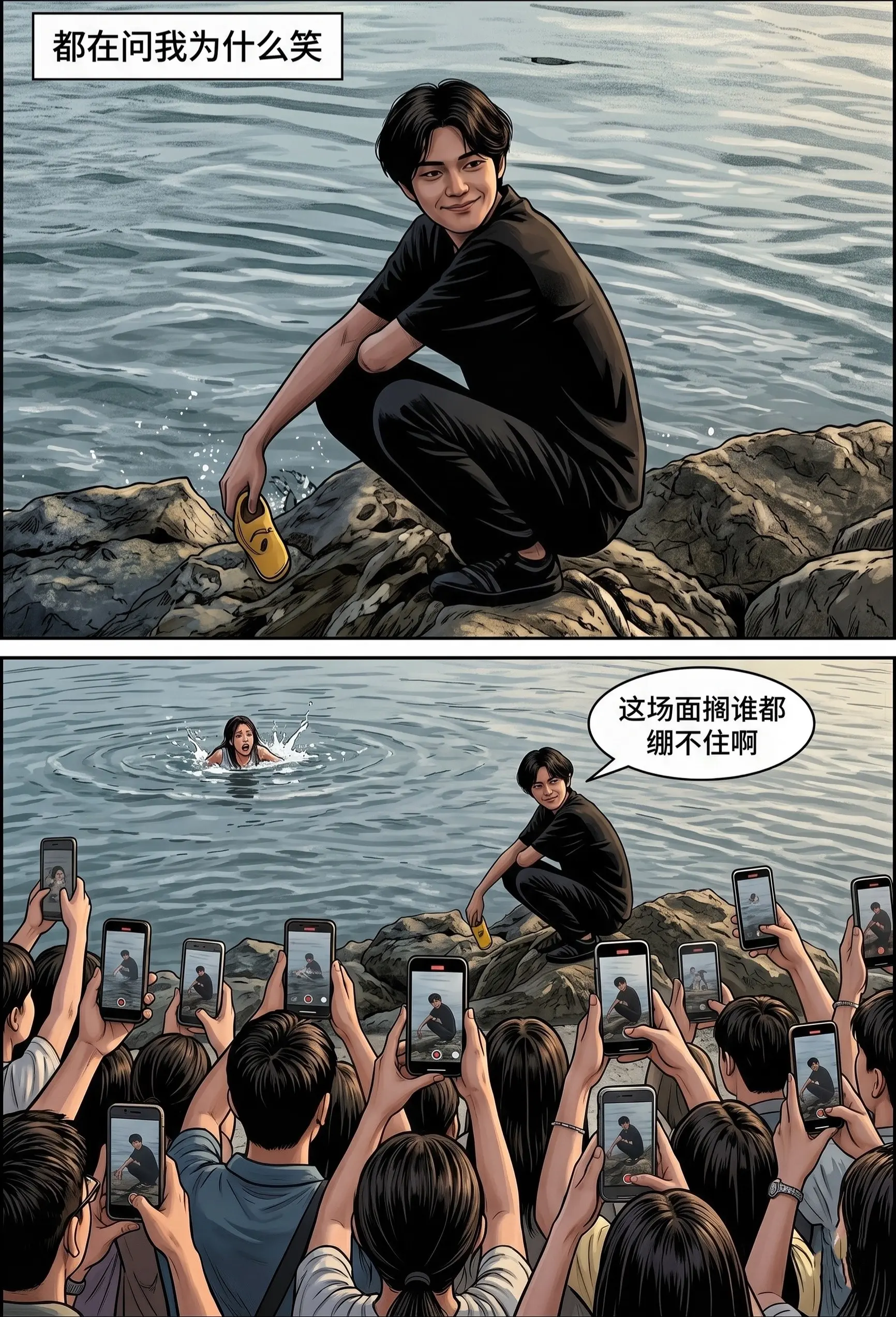 错在回头看了一眼没绷住。
