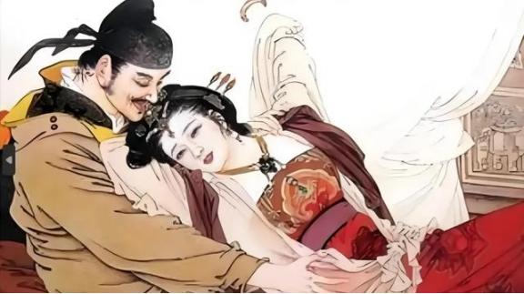 公元 976 年，在一众太监宫女的协助下，宋太宗赵光义当众临幸了小周后，还命画师