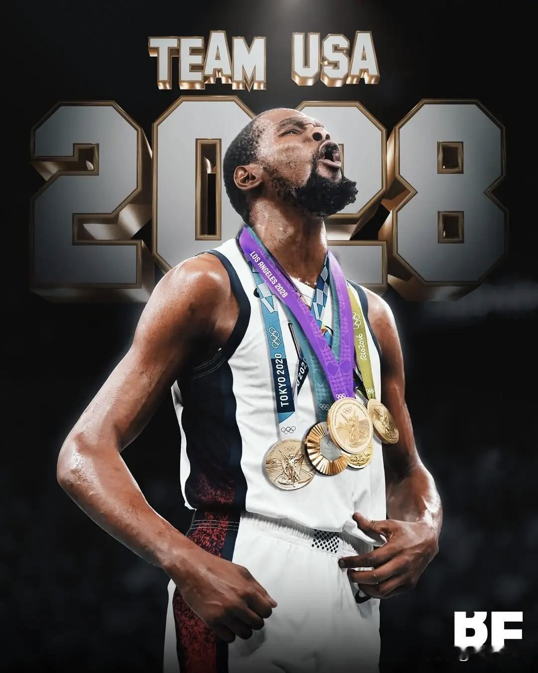 NBA爱国第一人，杜兰特希望第五次代表美国参加奥运会！

近日，杜兰特在接受采访