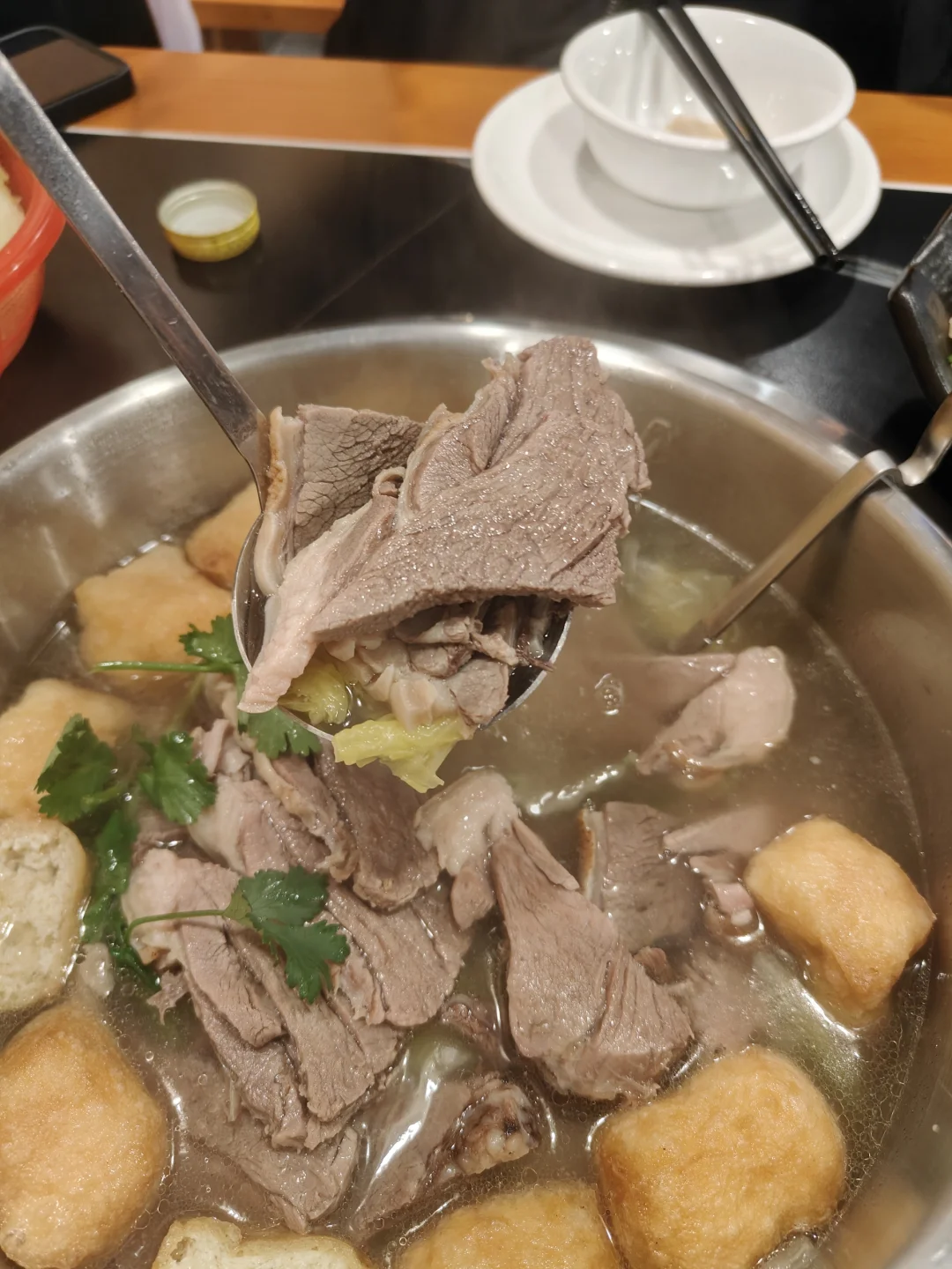 体验感拉满的羊肉火锅