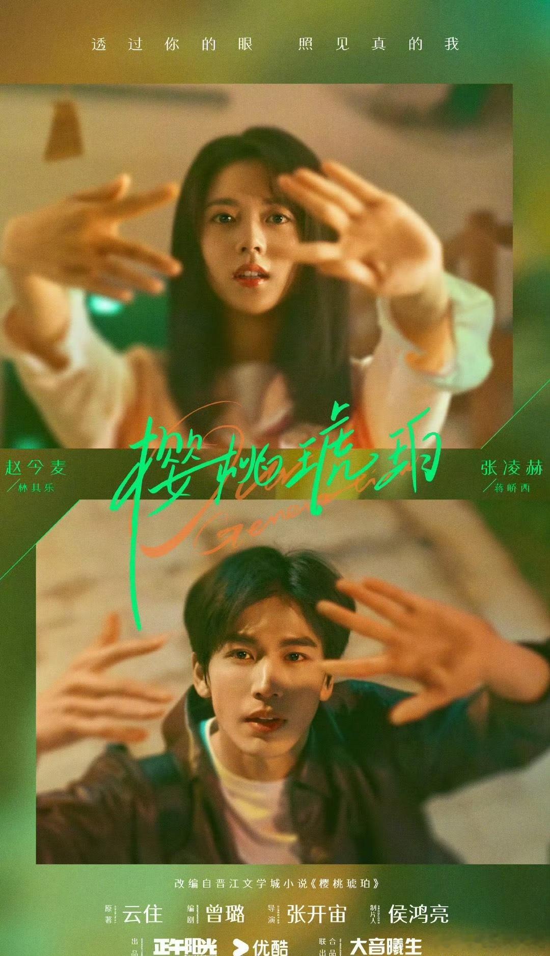 赵今麦、张凌赫发了《樱桃琥珀》双人海报 ​​​！看看张凌赫赵今麦cp感如何[思考