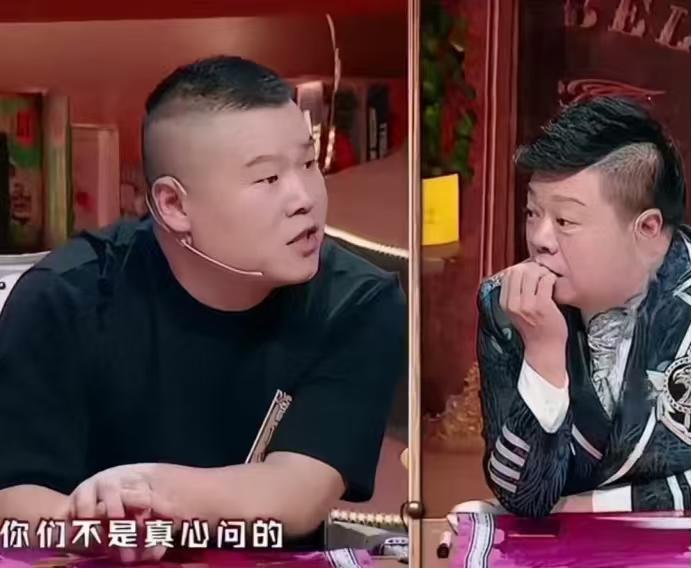 岳云鹏：“我很少骗人。”

蔡康永：“除非……”

岳云鹏：“除非感情。”

看