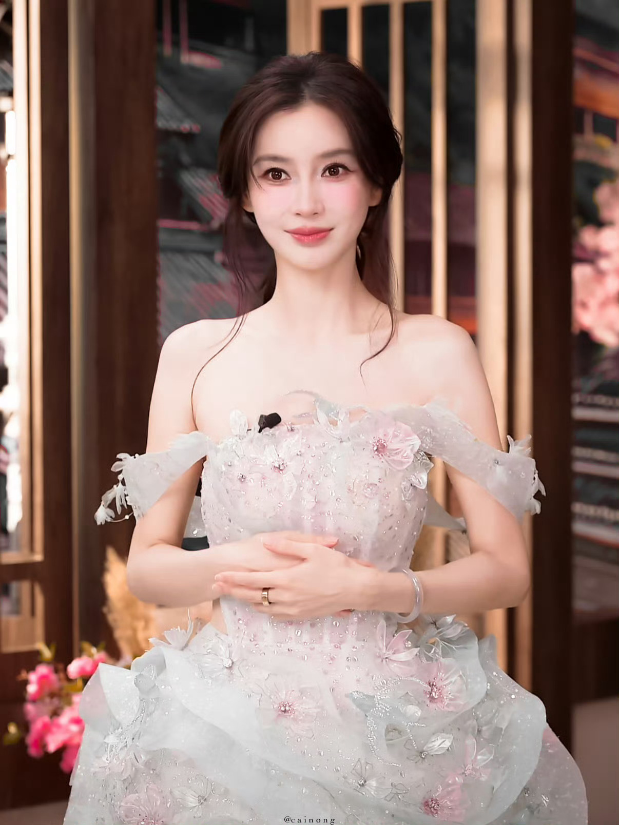 Angelababy公主短裙Angelababy精灵仙女裙仙子一样，baby美晕