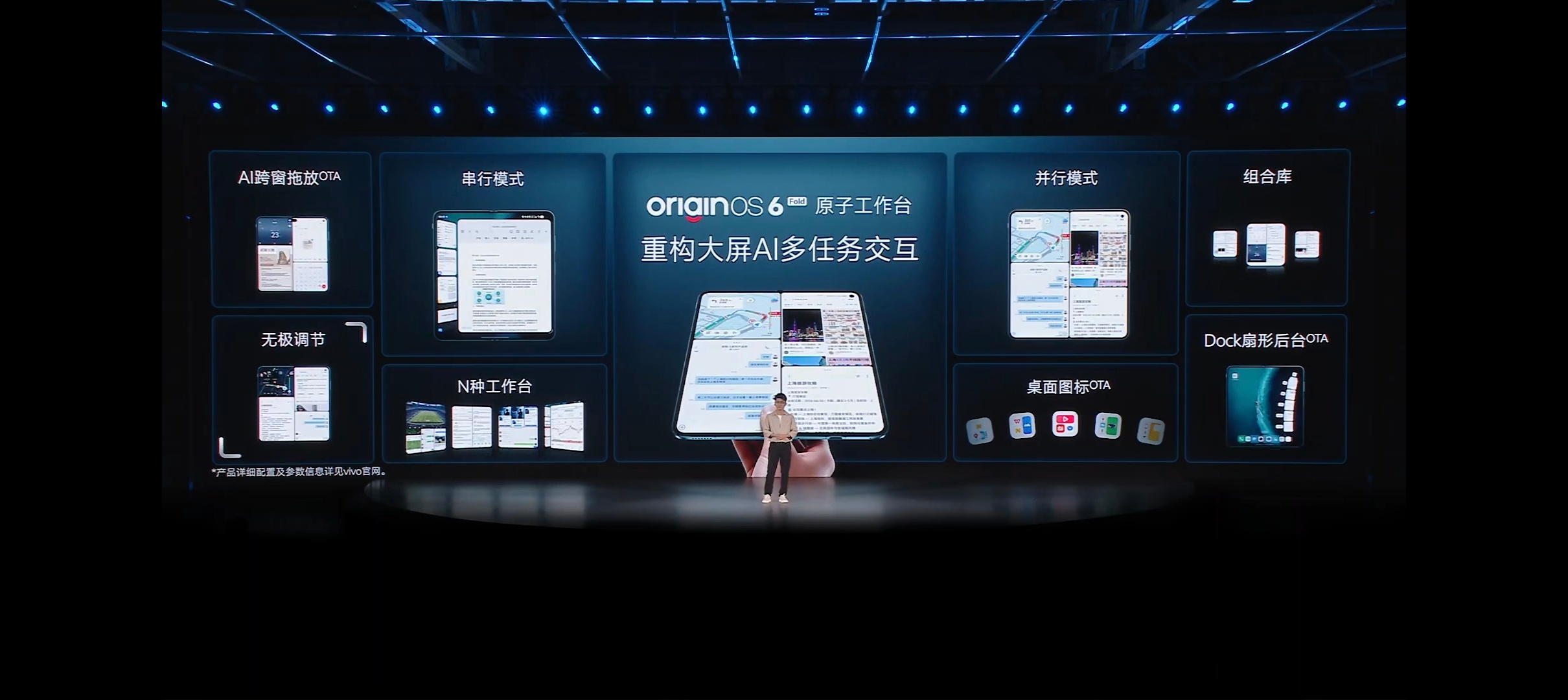 vivo X Fold6大屏体验：串行模式｜一个主角，多个配角，一个主页面搭配四