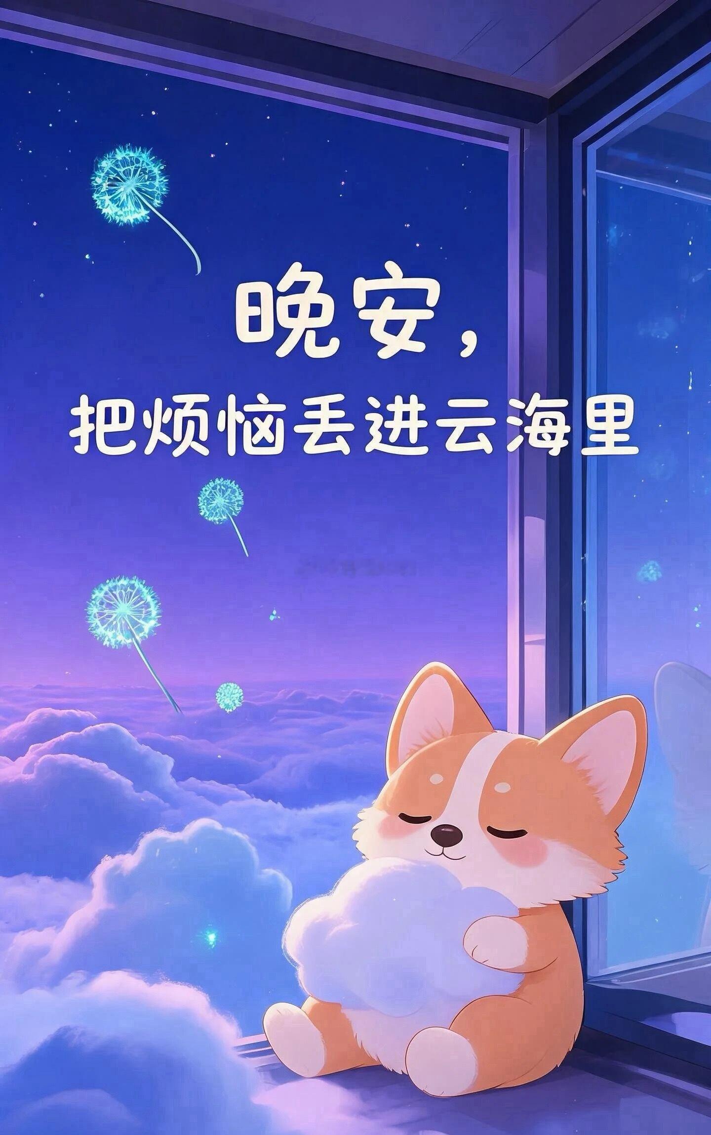 希望好梦带走所有的烦恼，一觉醒来，继续加油，晚安哦…岑先生[超话] ​​​