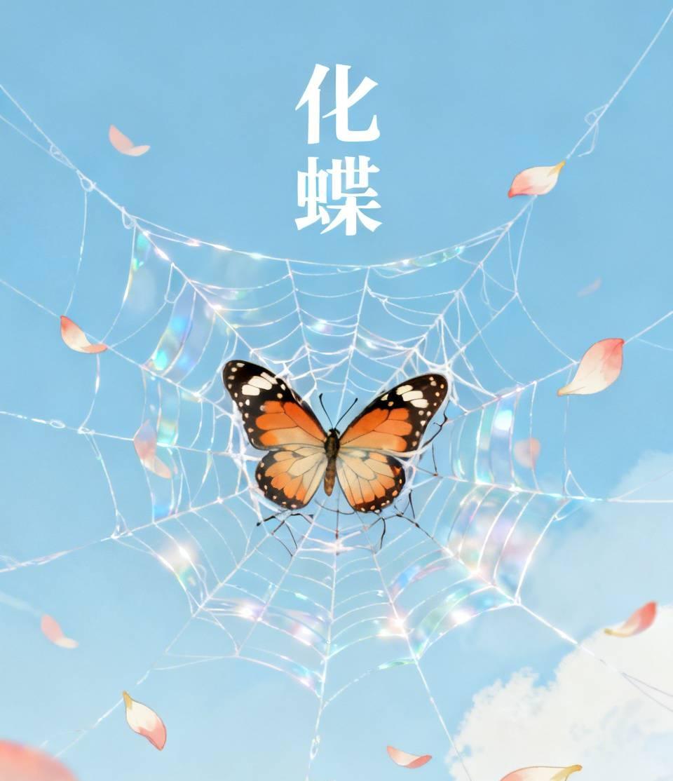 江湖怪谈•荒诞志259《化蝶》
她为追寻自由，甘愿化作一只蝴蝶，挣脱了世俗的牢笼