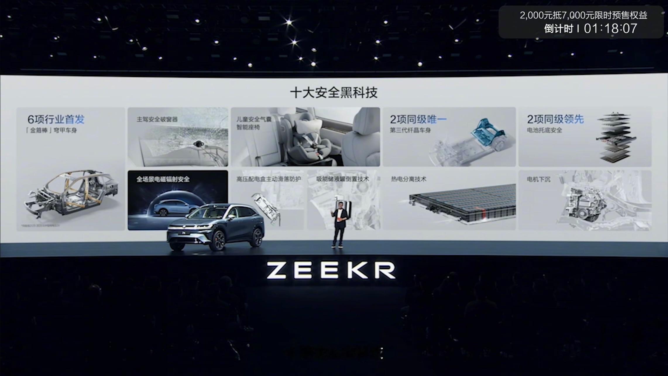 焕新极氪7X今日正式发布，定位“全家都满意的豪华SUV”。新车以900V架构、智