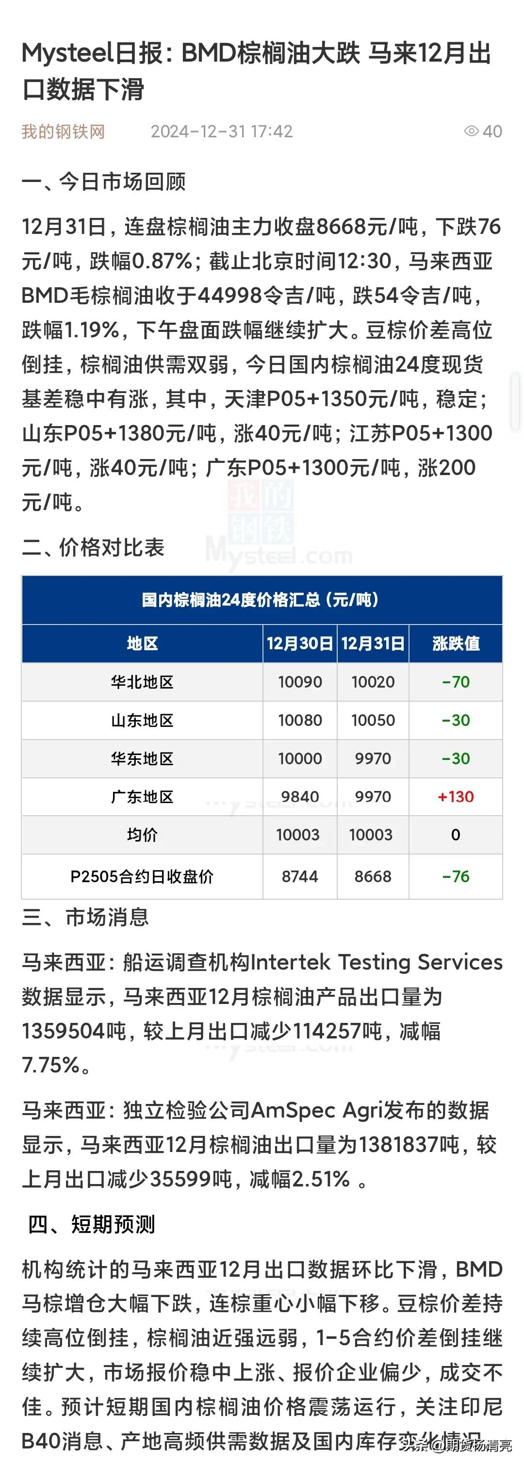 据Mysteel调研显示，截至2024年12月27日，三大油脂总库存为192.9