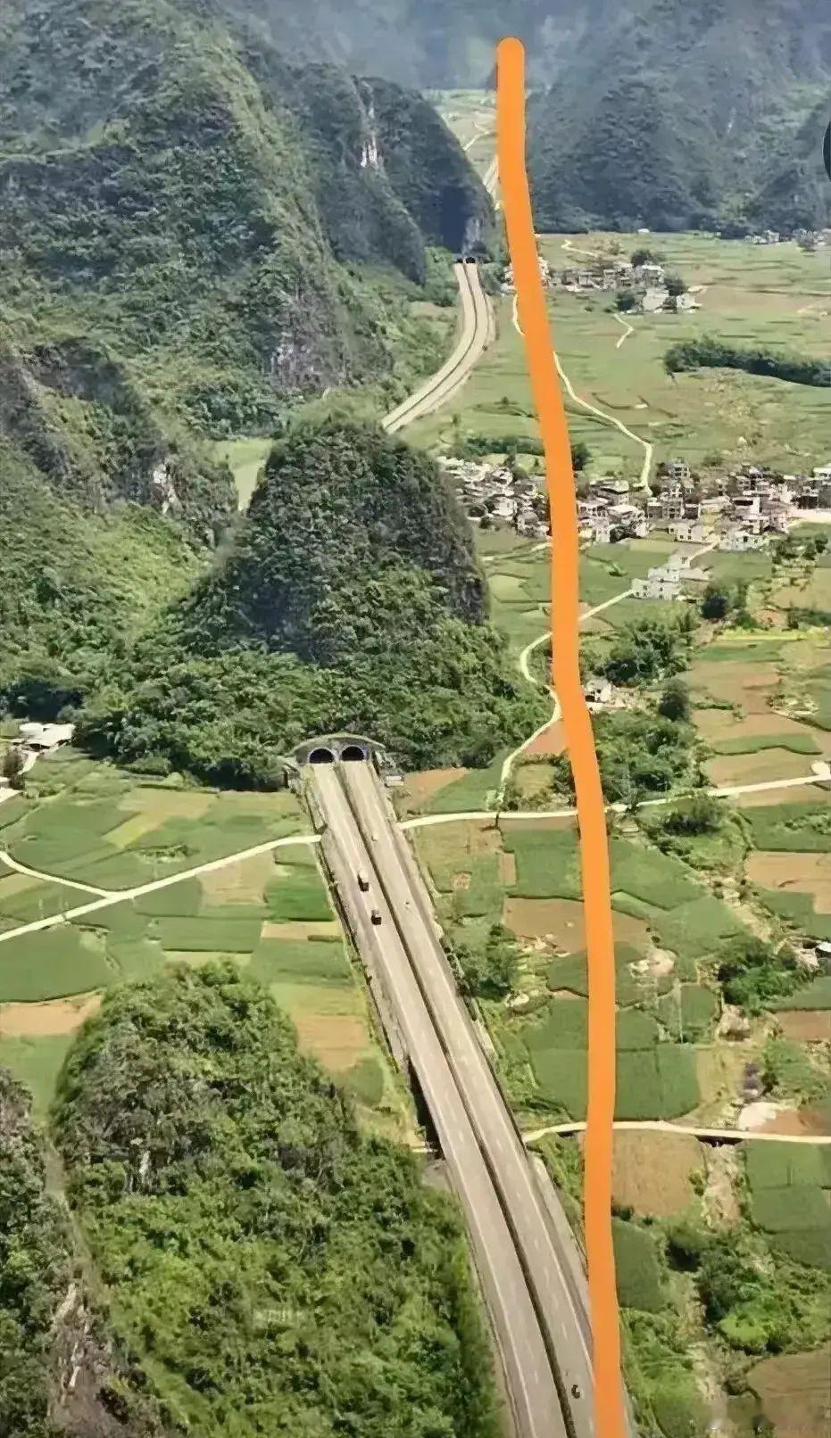 两点之间直线最近，为什么不这么挖呀，挖隧道成本有多少的？ ​​​
