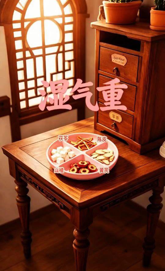 简简单单一杯茶喝掉湿气。