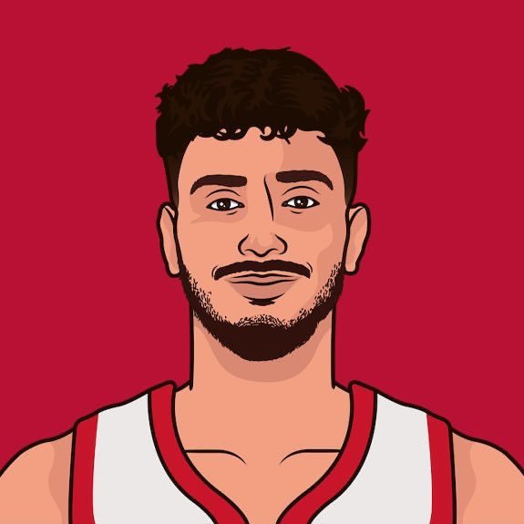 申京近两场比赛数据：23 PTS | 19 REB | 14 AST | 2 S