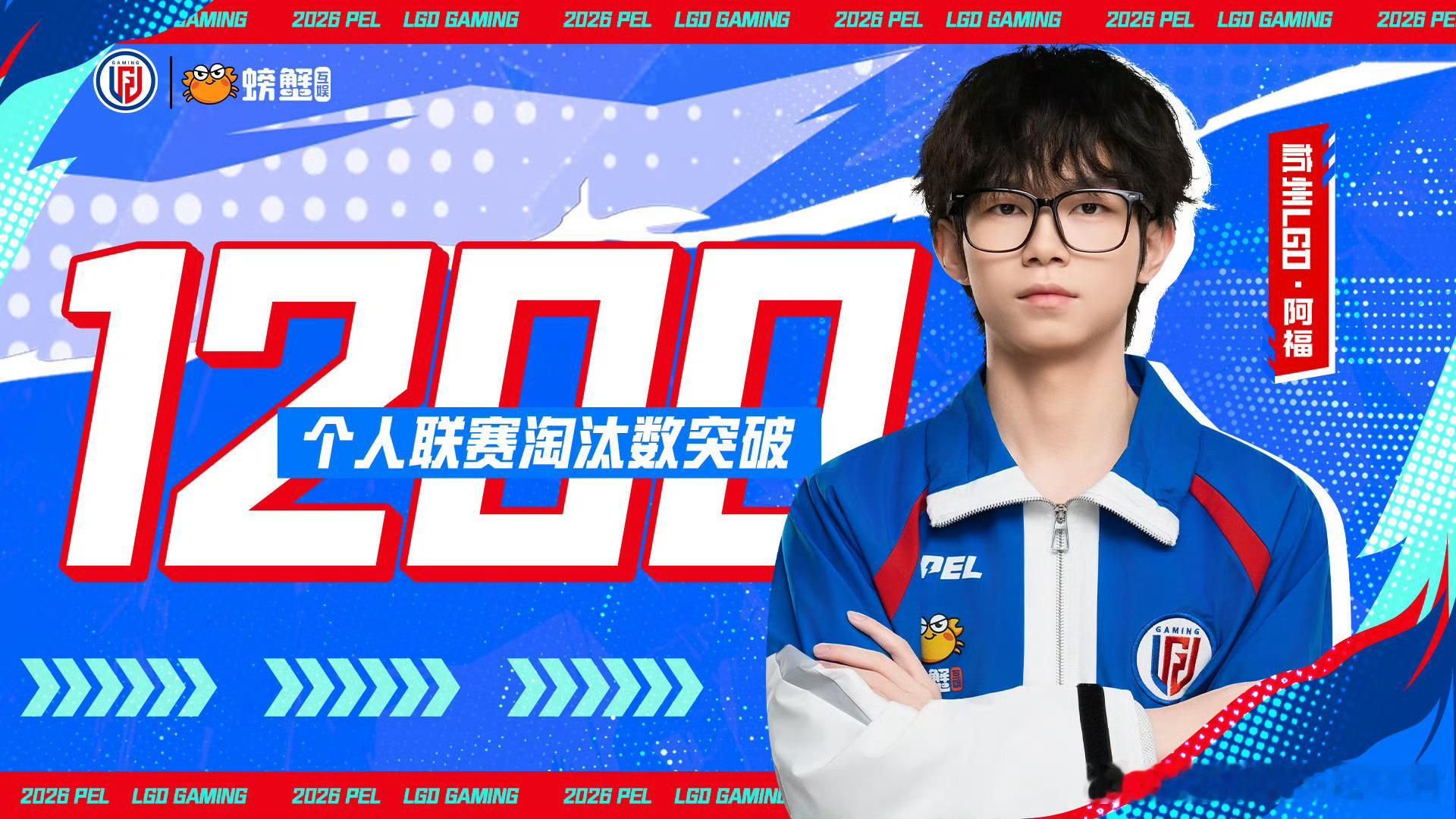 LGD和平精英大家庭 恭喜fufu突破1200淘汰！pel第七周突围赛LGD阿福
