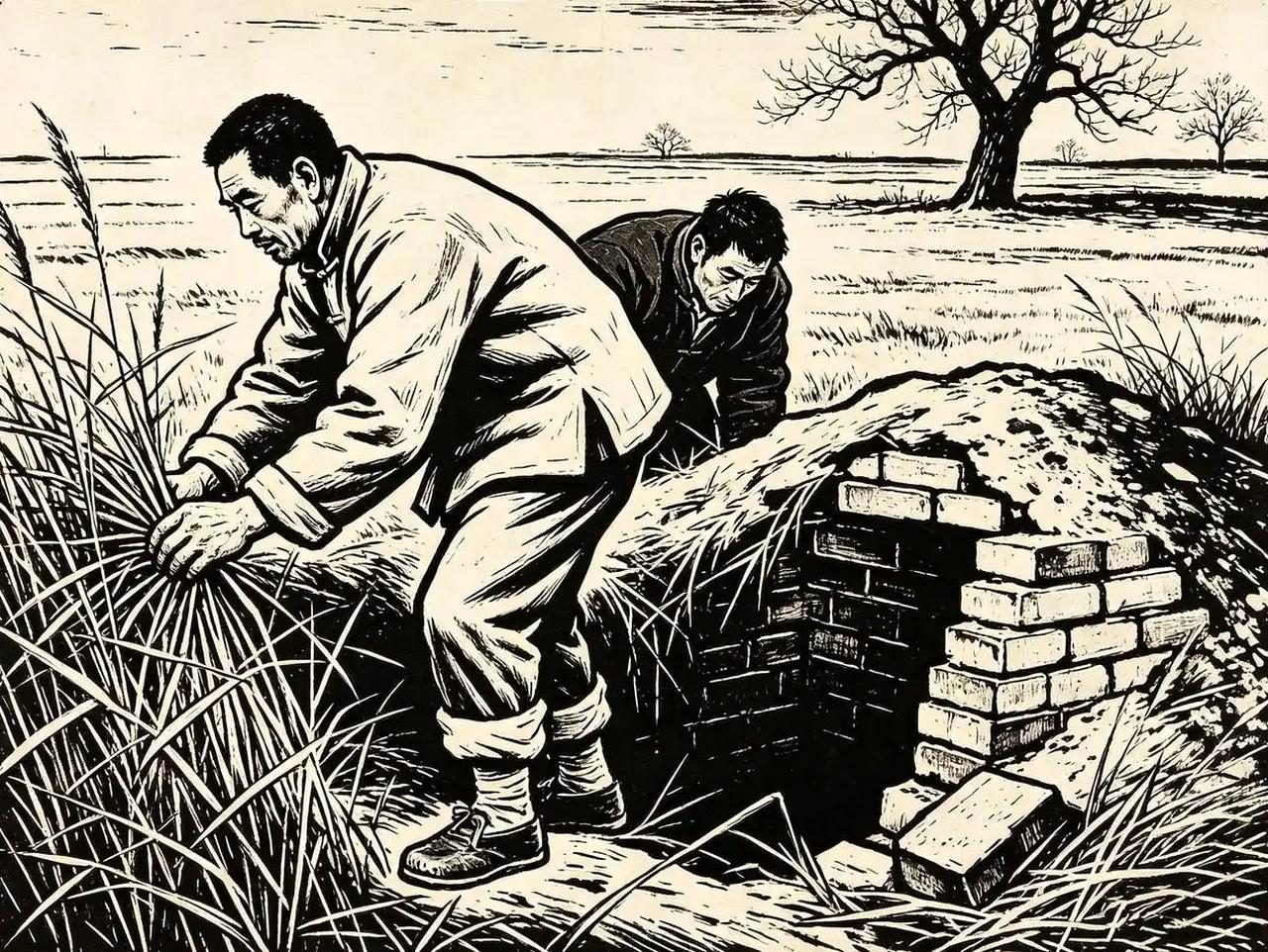 1946年深秋，湖北新洲天吉滩，一名地下武工队队长走投无路，最后竟然躲进了一座荒