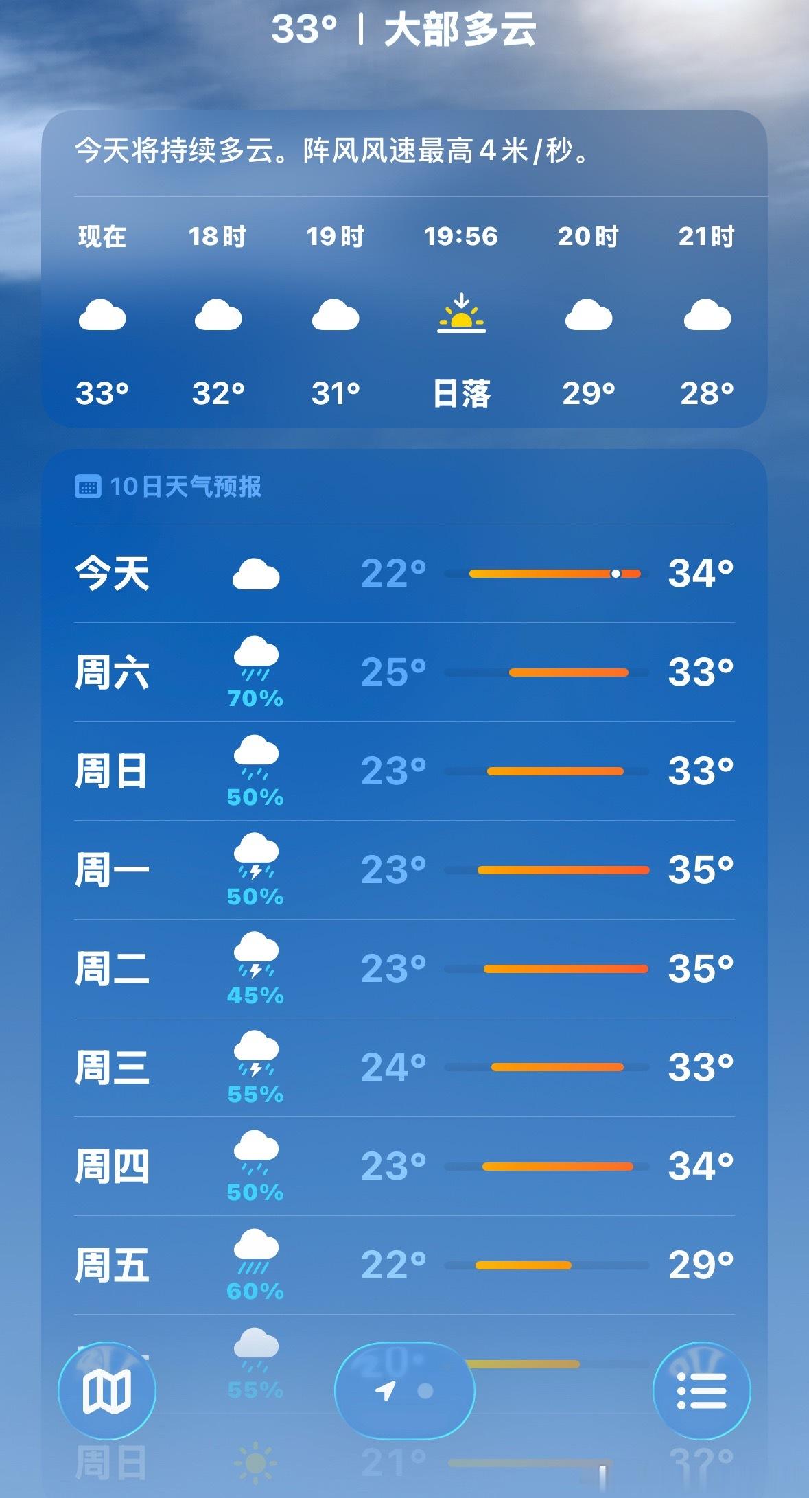你最好连续下雨凉快一下。 