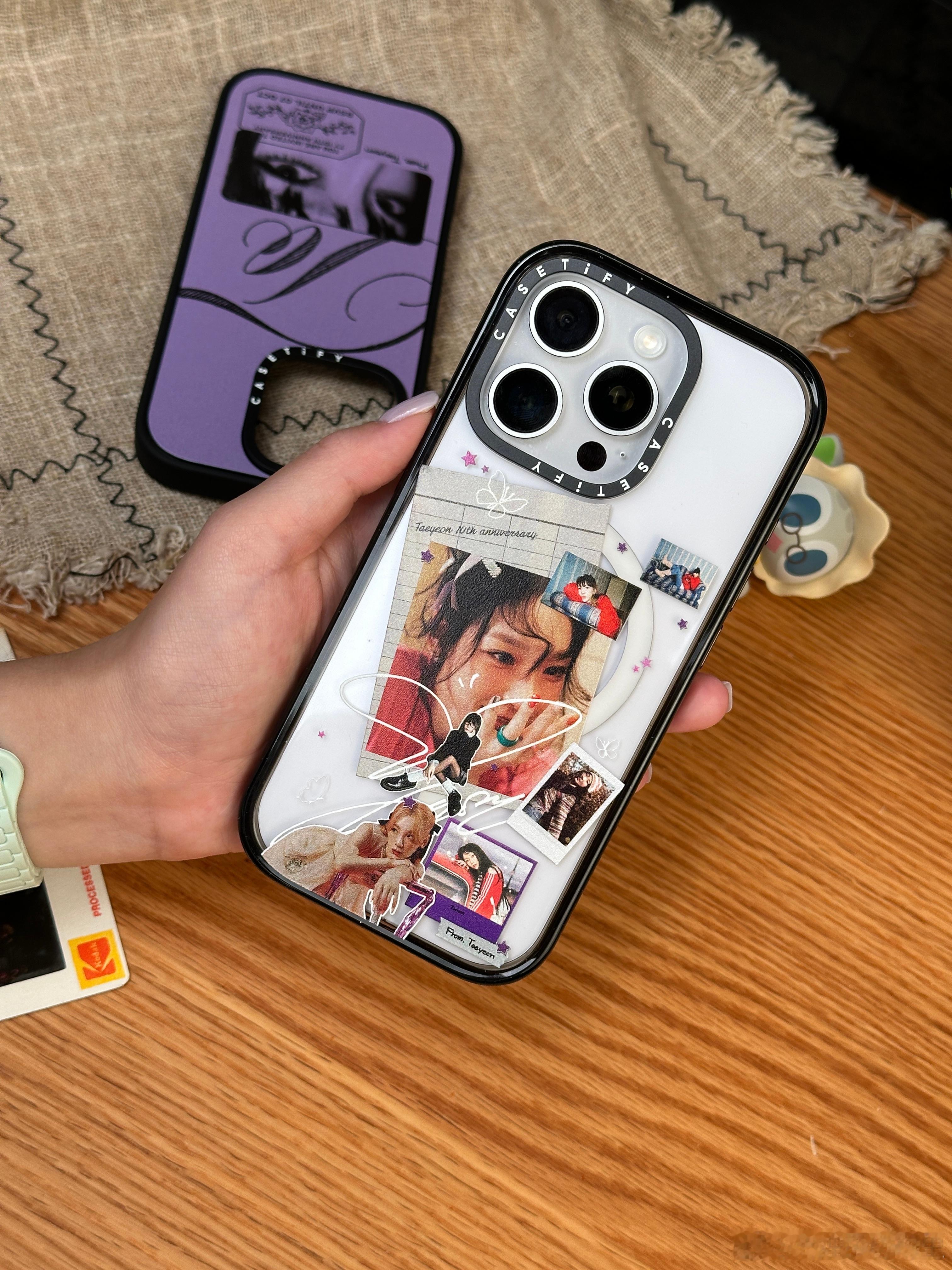 心心念念很久的泰妍和 CASETiFY 的联名手机壳终于到了！已经用上了，希望这