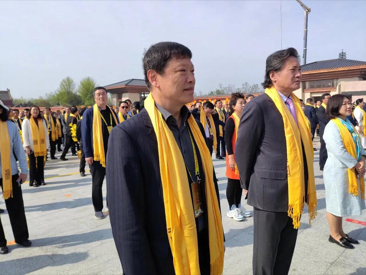著名网红大v，前环球时报总编胡锡进参加郑州新郑黄帝故里参加拜祖大典，胡锡进表示自