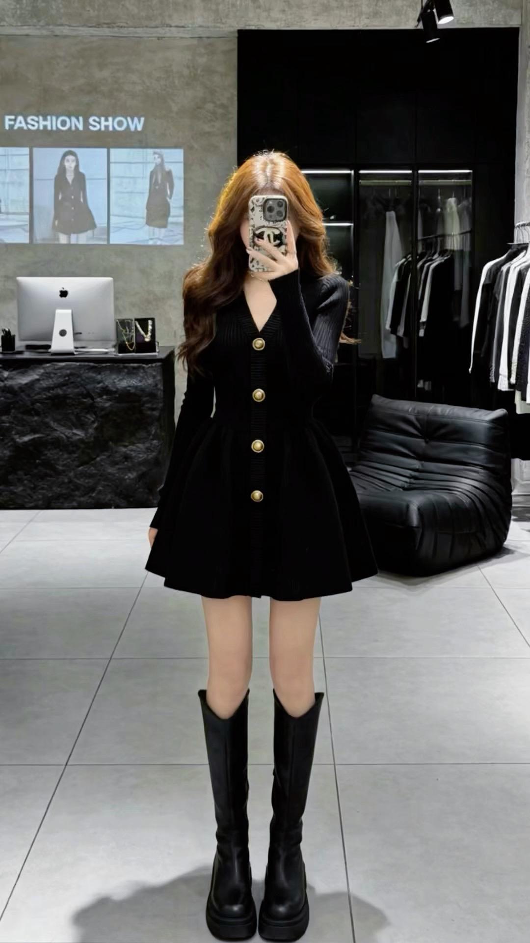 早春辣妹我先当了 小黑裙 小个子显高显瘦穿搭 穿出大长腿 辣妹穿搭