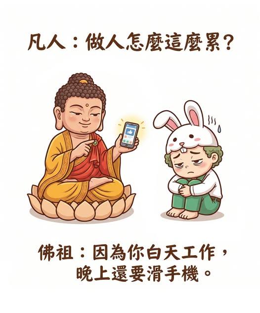 你每天为什么觉得这么累，看图👇