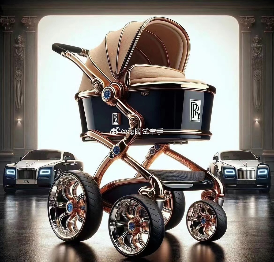 劳斯莱斯~~~这起跑线是不是每个人都不一样啊？？？ 海阔试车超话