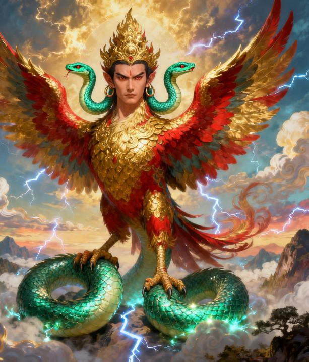 品读《山海经》435——《海外北经》禺强
冬日生活打卡季
原文：
北方禺强，人面