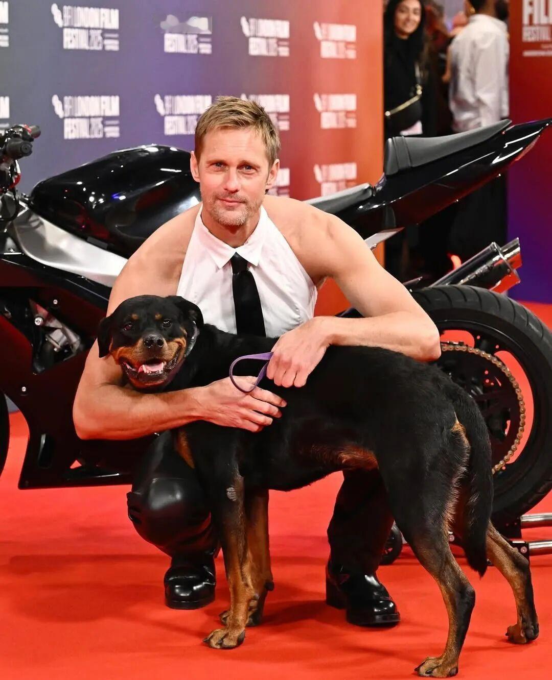 亚历山大·斯卡斯加德（Alexander Skarsgard）出席了第69届英国