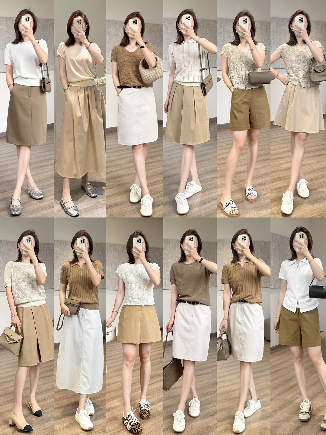 12套大地色系通勤Look，高级又耐看👼🏽