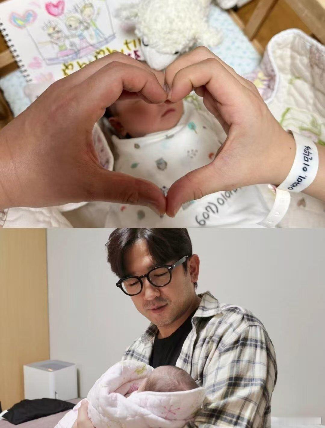 李玟雨晒女儿照片李玟雨晒女儿正脸照，神话二代的第一位小公主，也是我们的橙色公主李