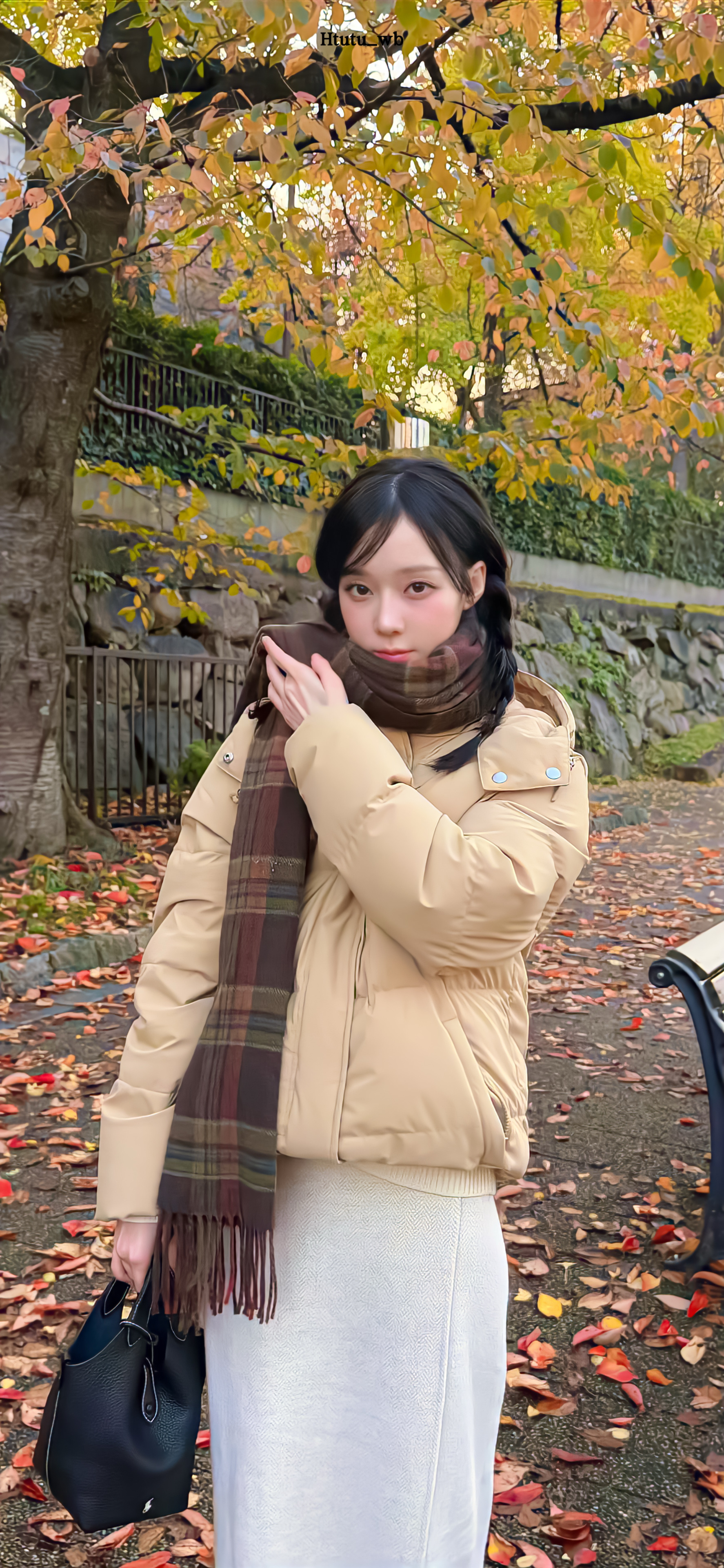 金玟庭Winter壁纸更新啦～🧸🍂 